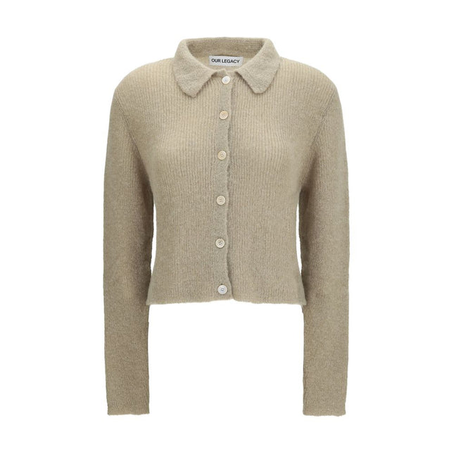 Our Legacy Beige Alpaca Vicugna Pacos Polo Shirt