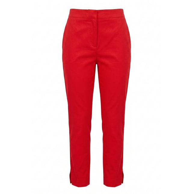 Malo Red Cotton Women Pants