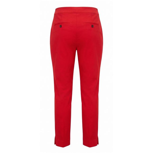 Malo Red Cotton Women Pants