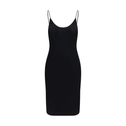 Saint Laurent Black Viscose Cocktail Dress