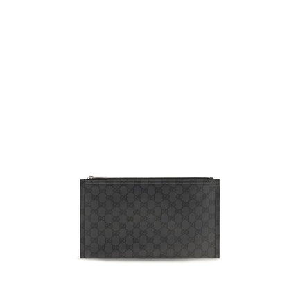 Gucci Black Fabric Clutch Bag