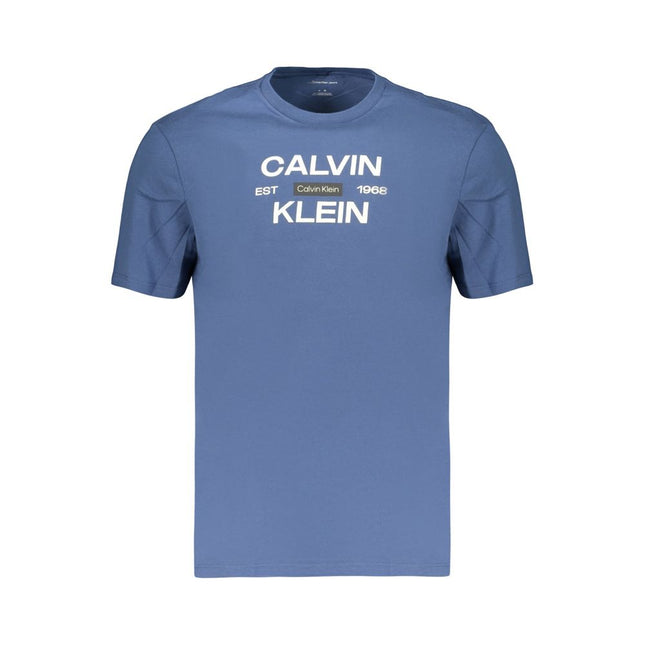 Calvin Klein Blue Cotton Men's T-Shirt