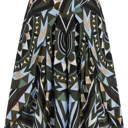 Emilio Pucci Multicolor Silk Midi Skirt Emilio Pucci