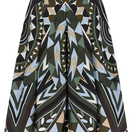 Emilio Pucci Multicolor Silk Midi Skirt Emilio Pucci