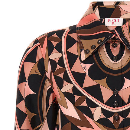 Emilio Pucci Multicolor Silk Blouse