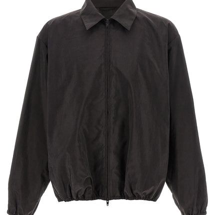 SSSTEIN Brown Silk Shell Jacket