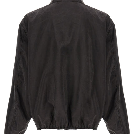 SSSTEIN Brown Silk Shell Jacket