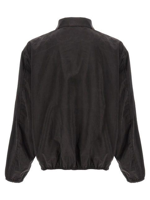 SSSTEIN Brown Silk Shell Jacket