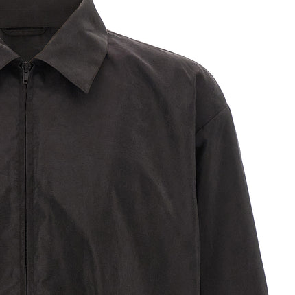 SSSTEIN Brown Silk Shell Jacket