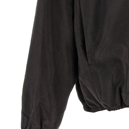 SSSTEIN Brown Silk Shell Jacket