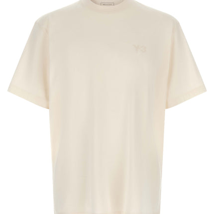 Y-3 White Cotton T-Shirt