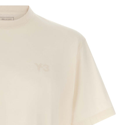 Y-3 White Cotton T-Shirt