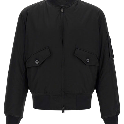 Y-3 Black Polyamide Bomber