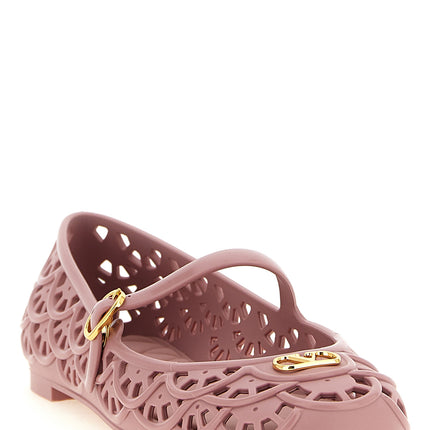 Valentino Garavani Multicolor Polyvinyl Ballet Flats