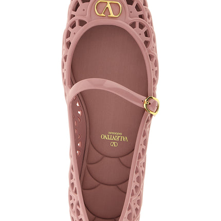Valentino Garavani Multicolor Polyvinyl Ballet Flats