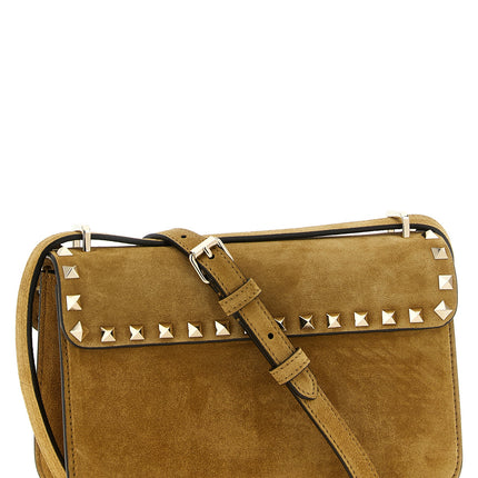 Valentino Garavani Beige Calfskin Crossbody Bag
