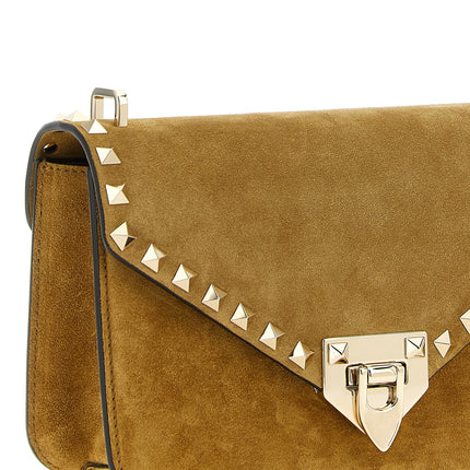 Valentino Garavani Beige Calfskin Crossbody Bag