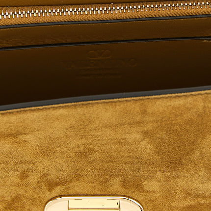 Valentino Garavani Beige Calfskin Crossbody Bag