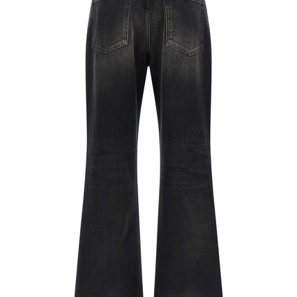 Haikure Black Cotton Flared Jeans Haikure
