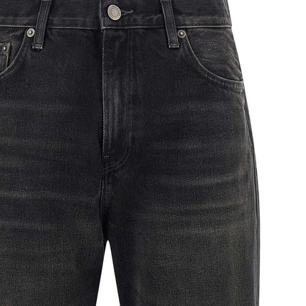 Haikure Black Cotton Flared Jeans Haikure