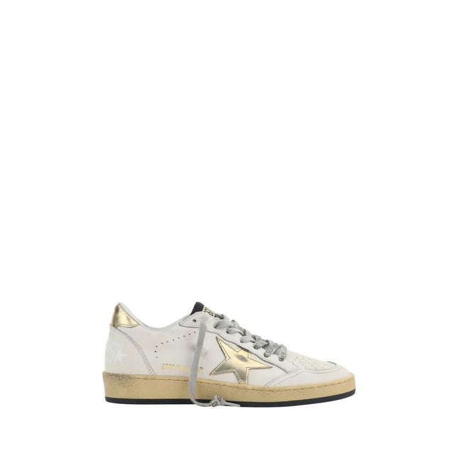 Golden Goose White Calf Leather Bos Taurus Sneakers Golden Goose