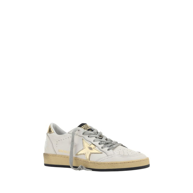 Golden Goose White Calf Leather Bos Taurus Sneakers Golden Goose