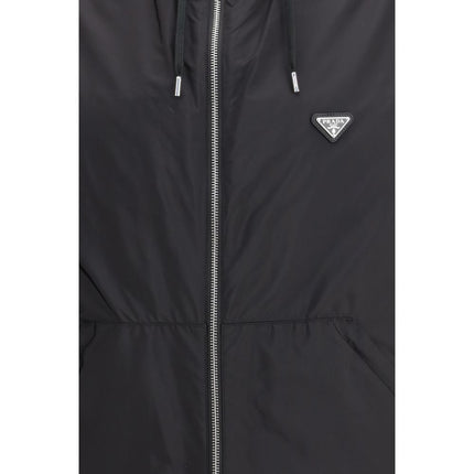 Prada Black Recycled Polyamide Clothing