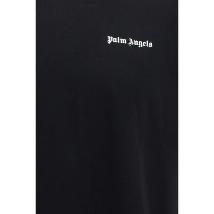 Palm Angels Black Cotton T-Shirt