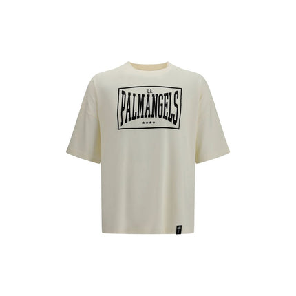 Palm Angels Beige Cotton T-Shirt