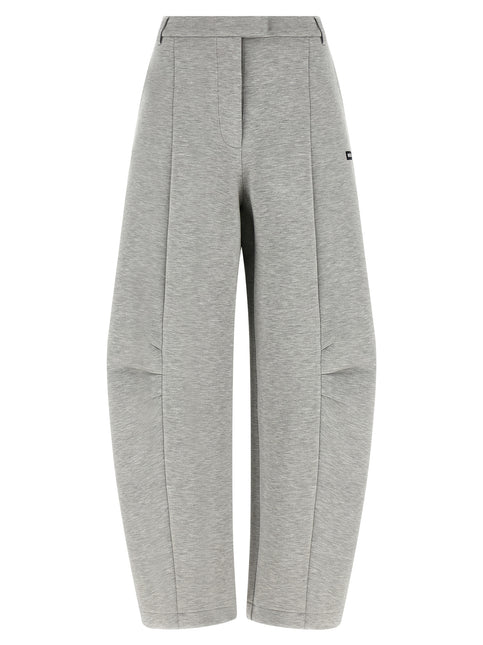 ROTATE BIRGER CHRISTENSEN Gray Viscose Cargo Pants