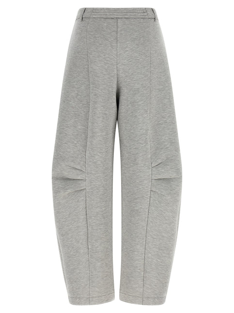 ROTATE BIRGER CHRISTENSEN Gray Viscose Cargo Pants