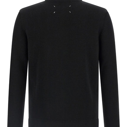 Maison Margiela Black Cotton Cardigan