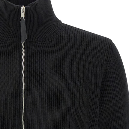 Maison Margiela Black Cotton Cardigan