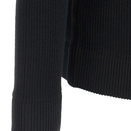 Maison Margiela Black Cotton Cardigan