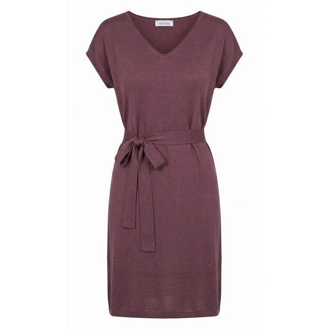 Malo Purple Silk Women Dress