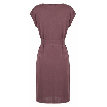 Malo Purple Silk Women Dress