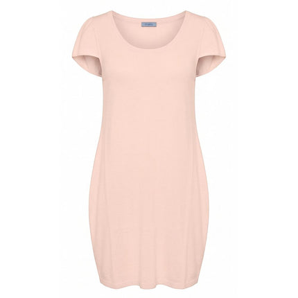 Malo Pink Cotton Women Dress