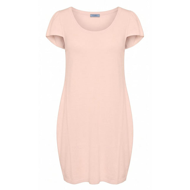 Malo Pink Cotton Women Dress
