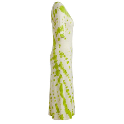 Malo Green Cotton Women Dress