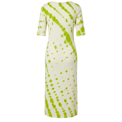 Malo Green Cotton Women Dress
