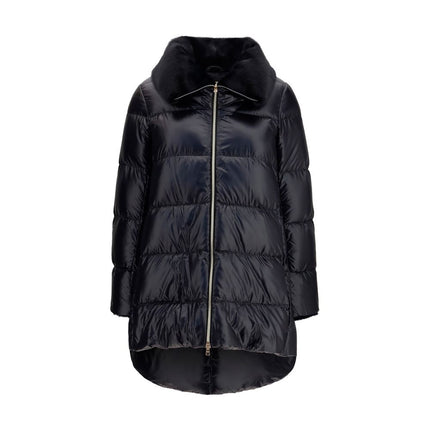 Herno Black Goose Down Full-Length Jacket Herno