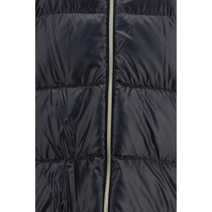 Herno Black Goose Down Full-Length Jacket