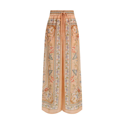 Zimmermann Multicolor Silk Casual Pants
