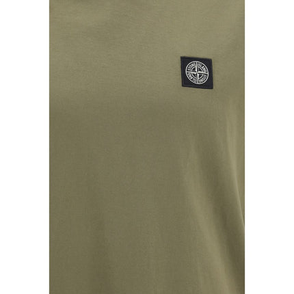 Stone Island Bicolor Cotton T-Shirt