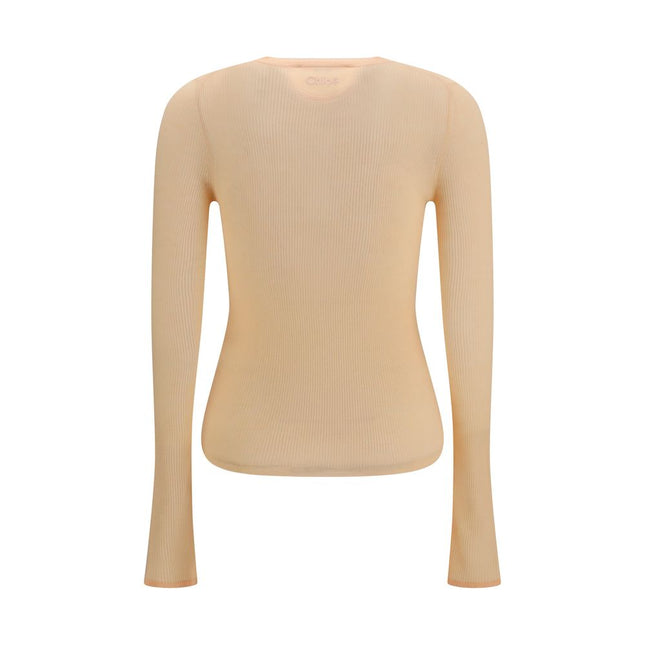 Chloé Orange Wool Oves Aries Sweatshirt