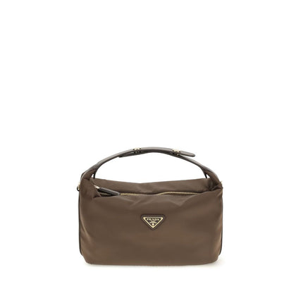 Prada Brown Recycled Polyamide Handbag