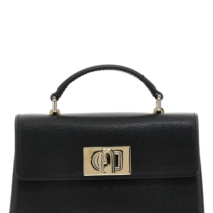 Furla Black Leather Crossbody Bag