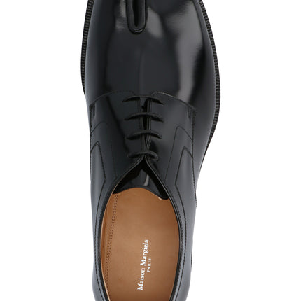 Maison Margiela Black Calfskin Oxfords And Derbies