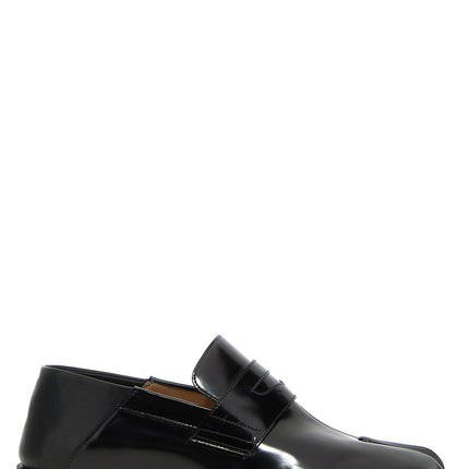 Maison Margiela Black Calfskin Slip-On Loafers