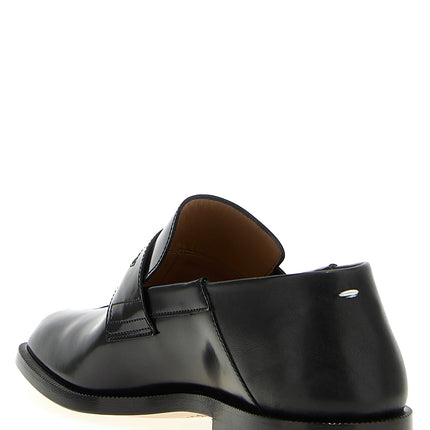 Maison Margiela Black Calfskin Slip-On Loafers